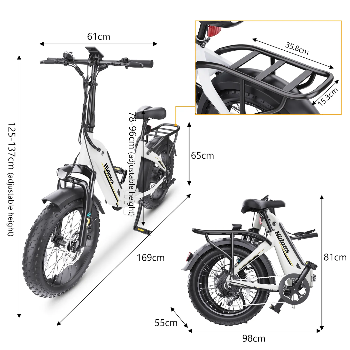 Foldable Hidoes BF1 750W